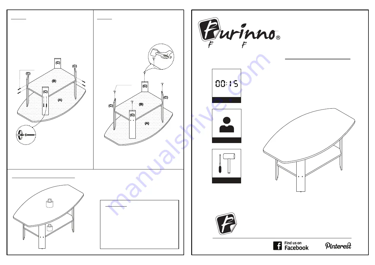 Furinno 11179 Скачать руководство пользователя страница 1