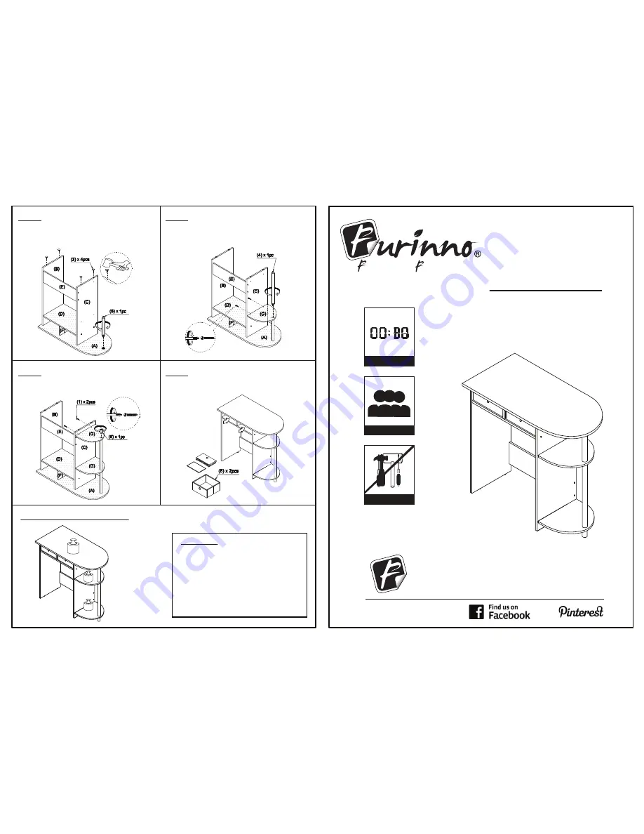 Furinno 11193 Скачать руководство пользователя страница 1