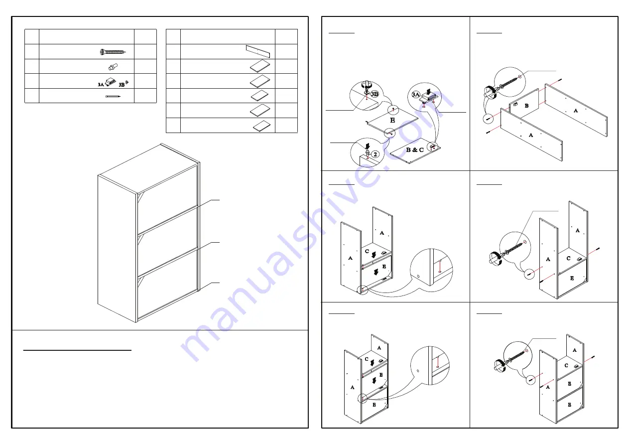 Furinno 11206 Assembly Instruction Download Page 2