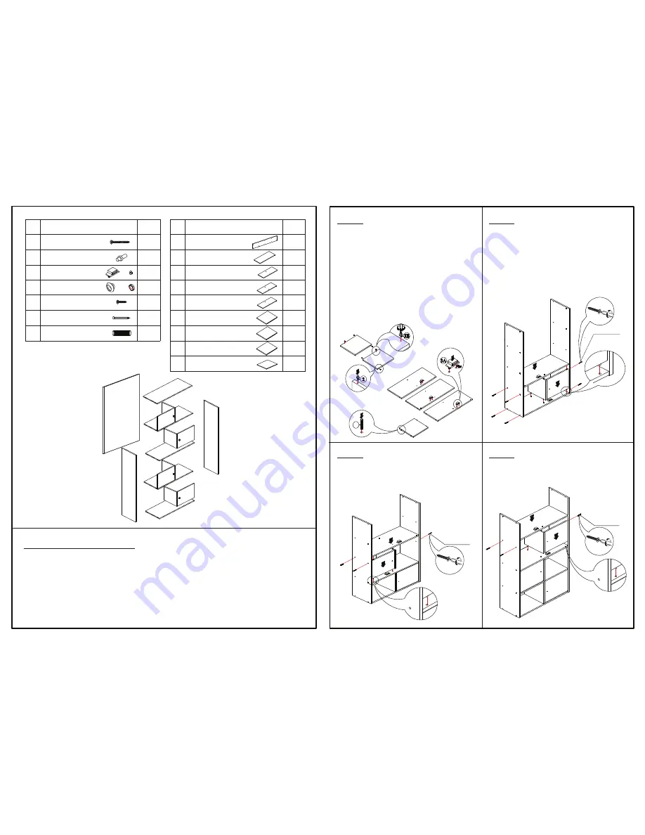 Furinno 11237 Assembly Instruction Download Page 2