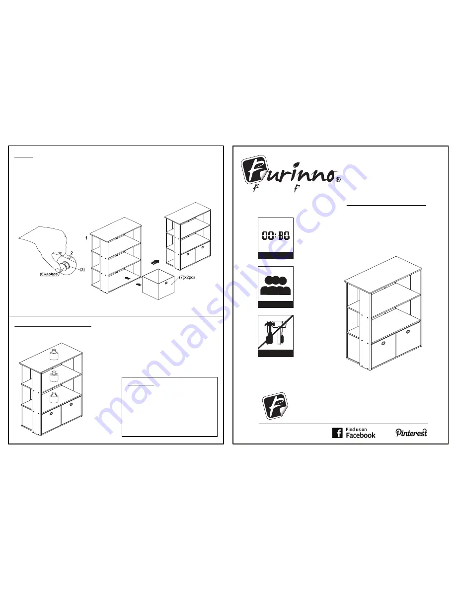 Furinno 13234 Скачать руководство пользователя страница 1