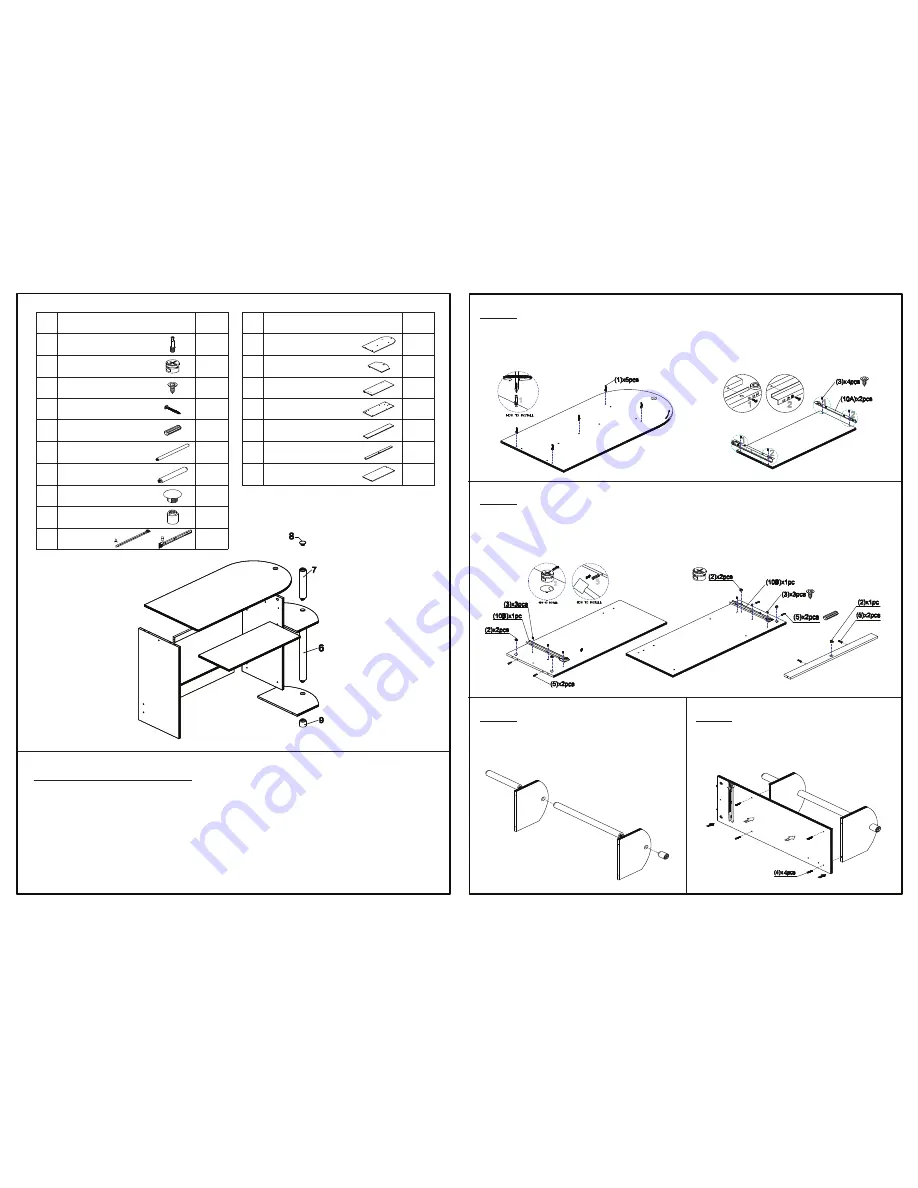 Furinno 14098R1 Assembly Instruction Download Page 2