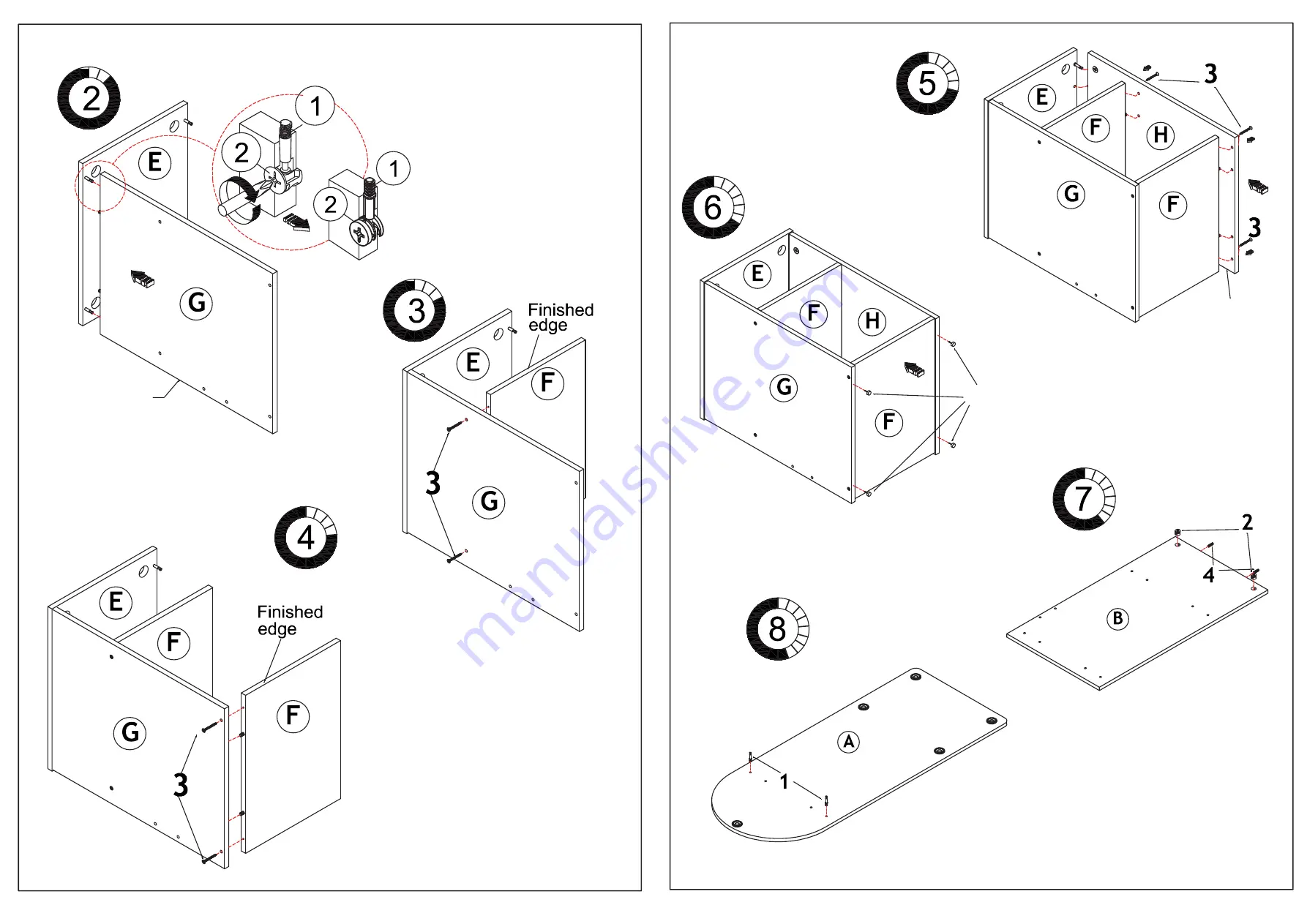 Furinno 15111 Assembly Instruction Download Page 4