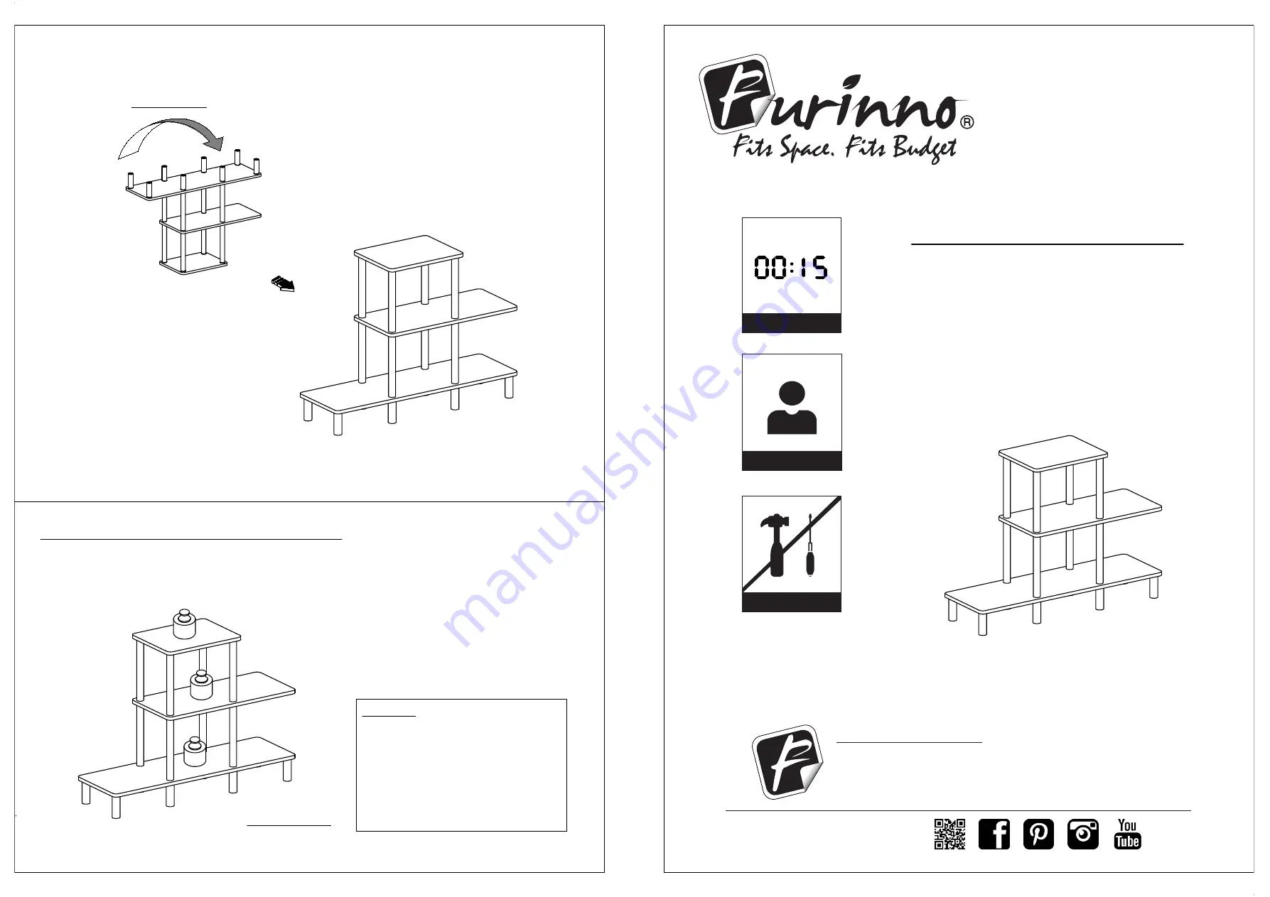 Furinno 18139 Скачать руководство пользователя страница 1