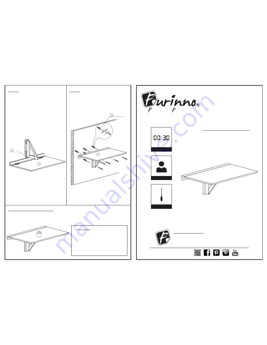 Furinno FNAJ-11019 Assembly Instruction Download Page 1