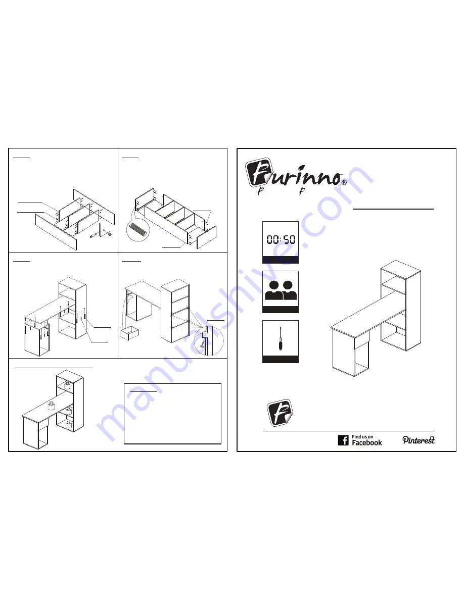 Furinno FNAL-11057 Скачать руководство пользователя страница 1