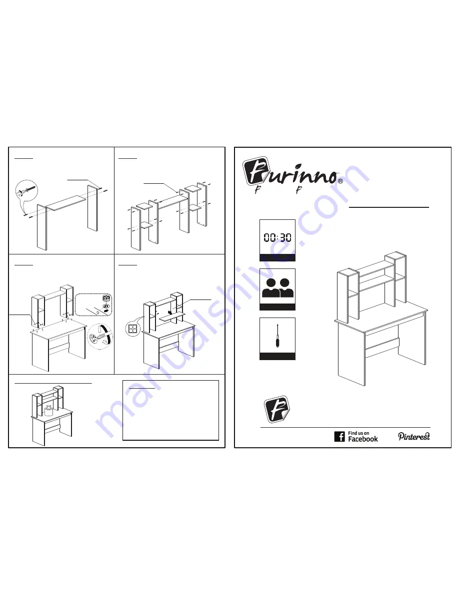 Furinno FNAL-11081 Assembly Instruction Download Page 1