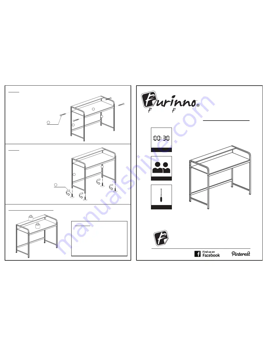 Furinno FNBL-22118 Скачать руководство пользователя страница 1