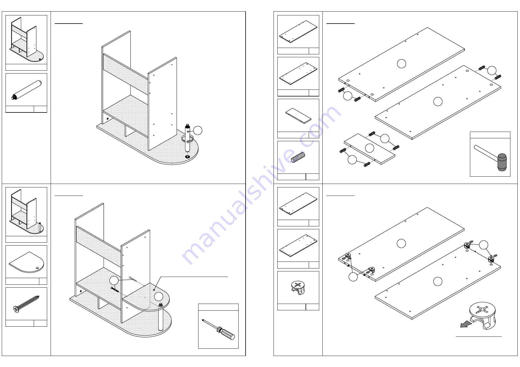 Furinno Go Green Home Laptop Notedbook 11193 Assembly Instruction Download Page 3