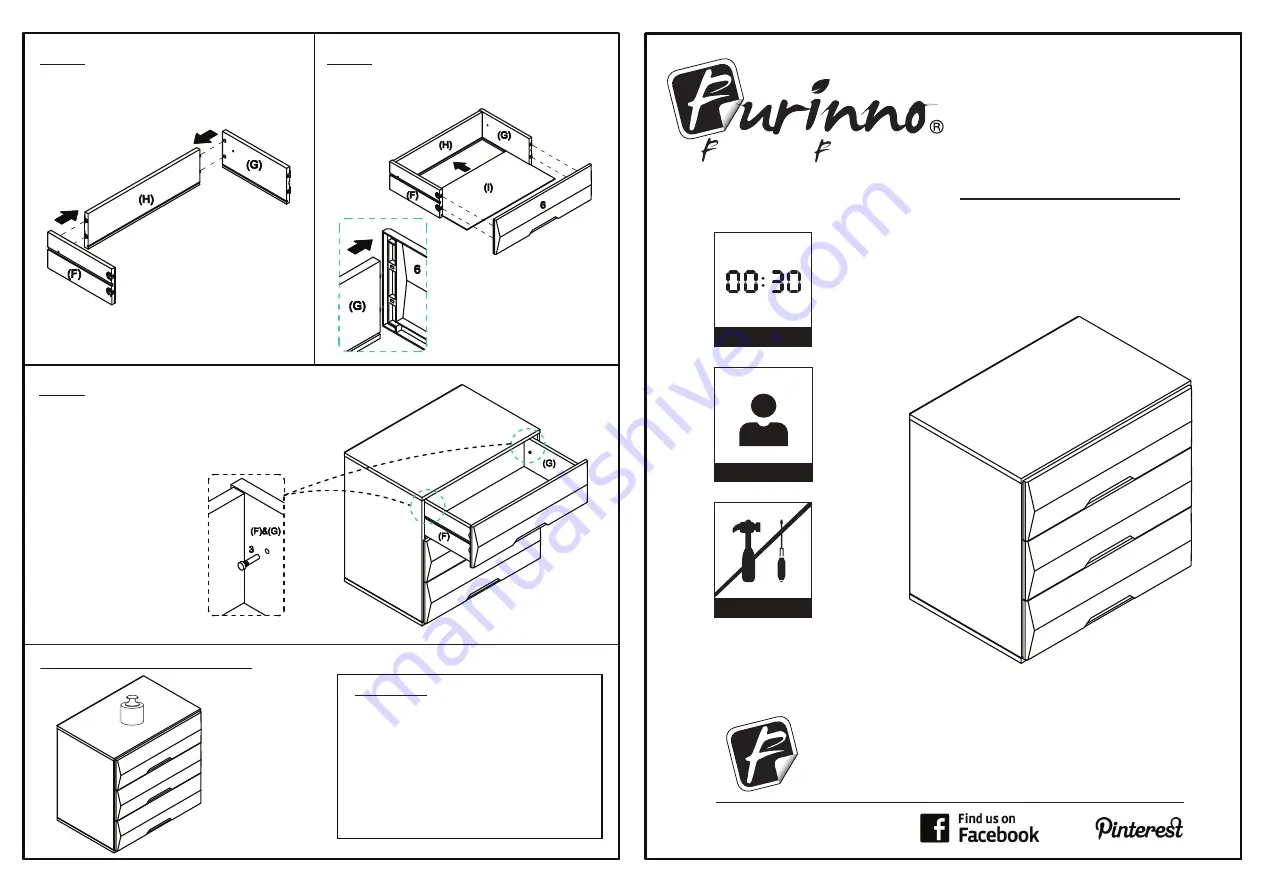 Furinno NT-13012 Скачать руководство пользователя страница 1