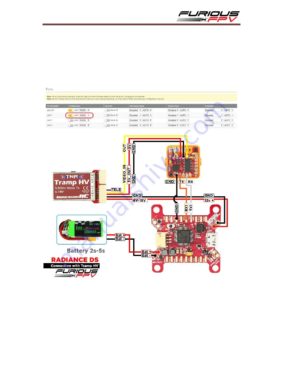 Furious FPV Radiance DSHOT User Manual Download Page 9