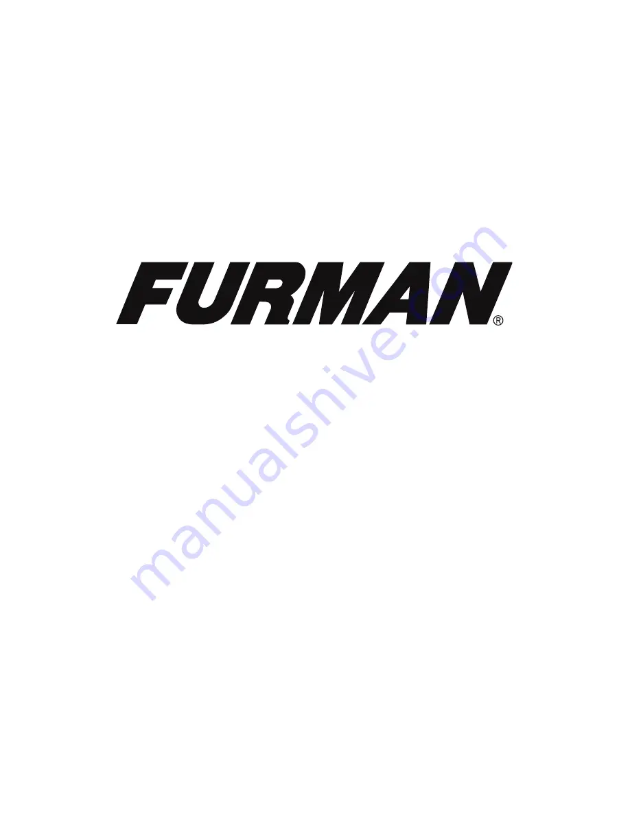 Furman AC-210 E Owner'S Manual Download Page 56