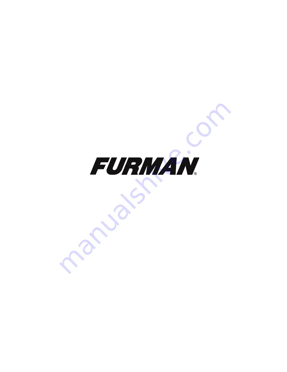 Furman F1000-UPS Скачать руководство пользователя страница 56