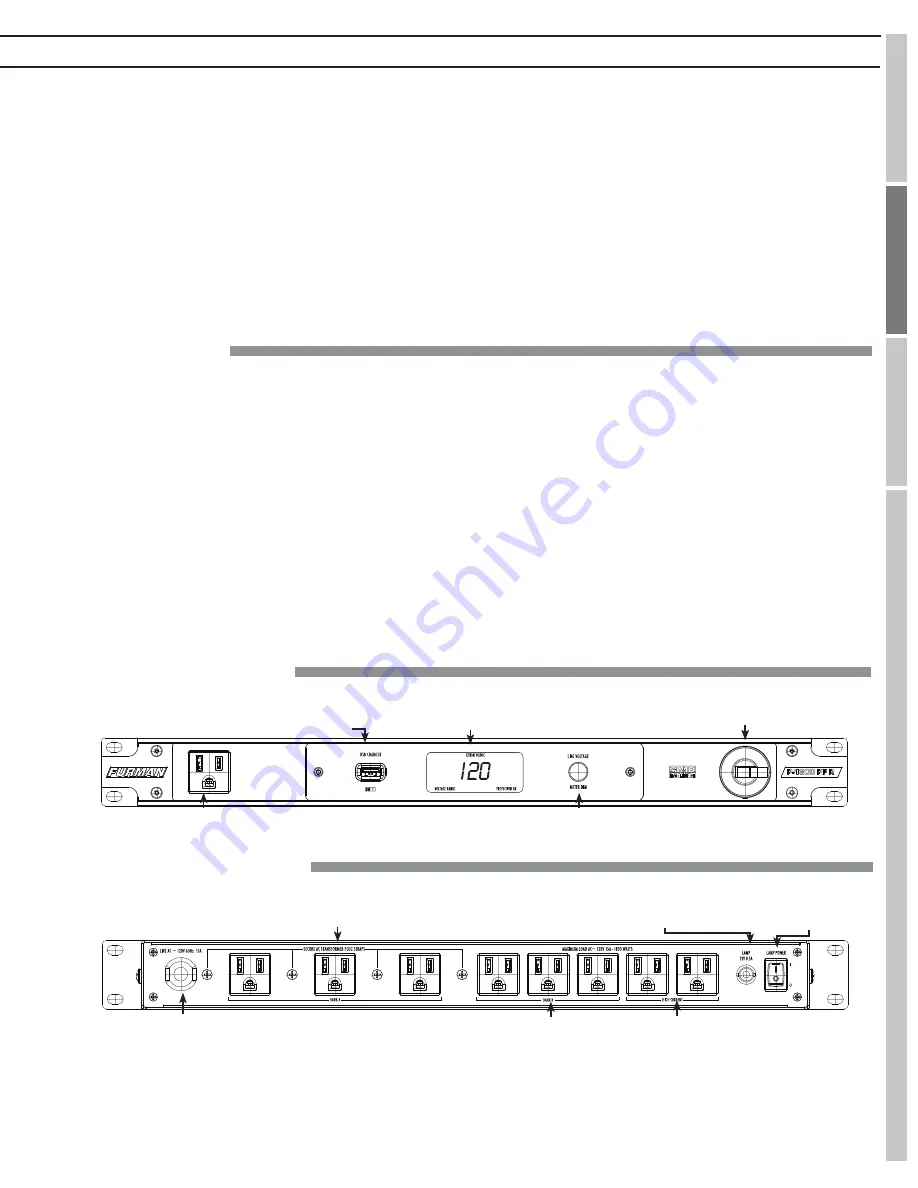 Furman P-1800 PF Prestige Series Owner'S Manual Download Page 15