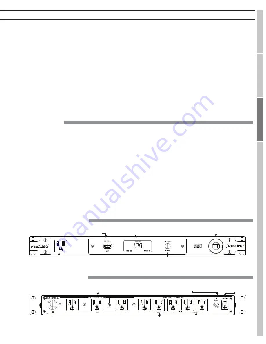 Furman P-1800 PF Prestige Series Owner'S Manual Download Page 21