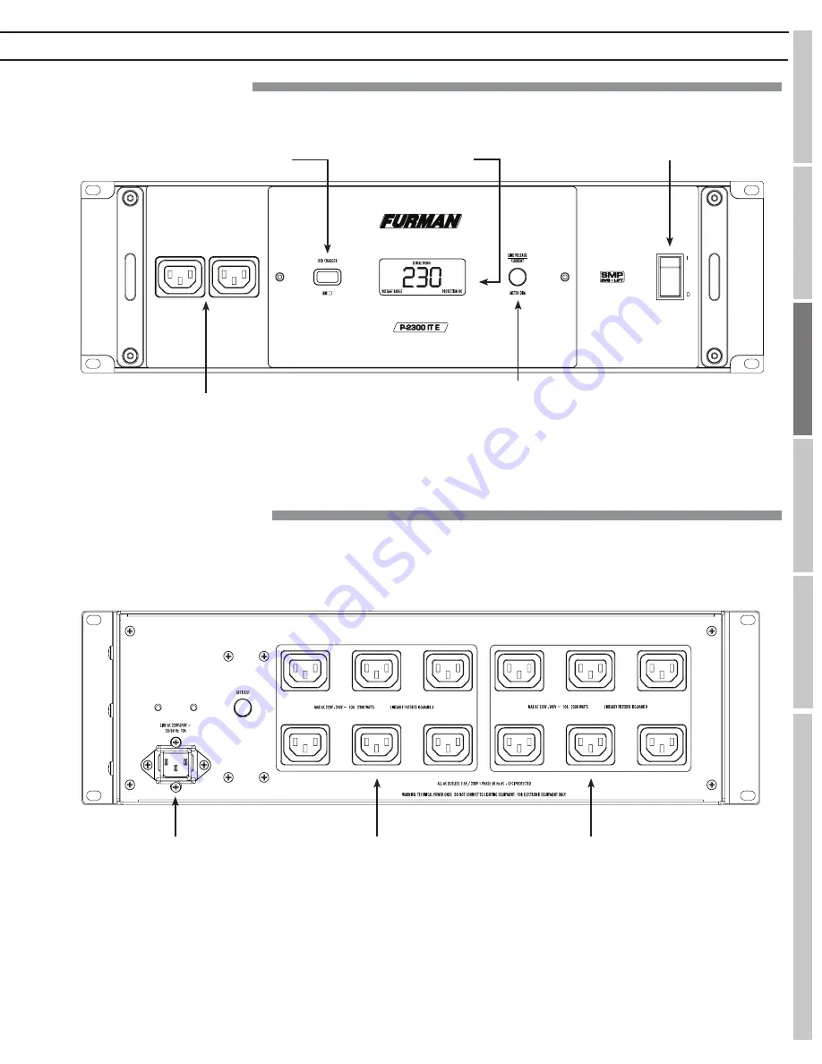 Furman P-2300 IT E Owner'S Manual Download Page 31