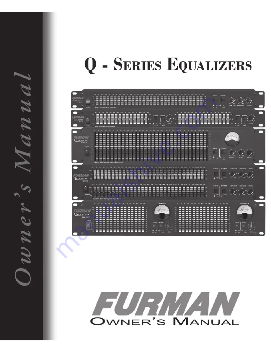 Furman Q-1311 Скачать руководство пользователя страница 1