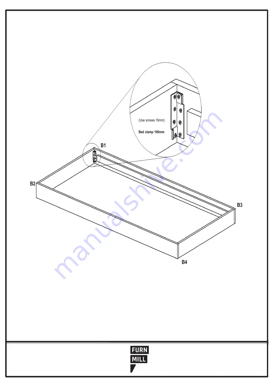 Furn Mill BOSTON SLIDING BED Assembly Instructions Manual Download Page 5