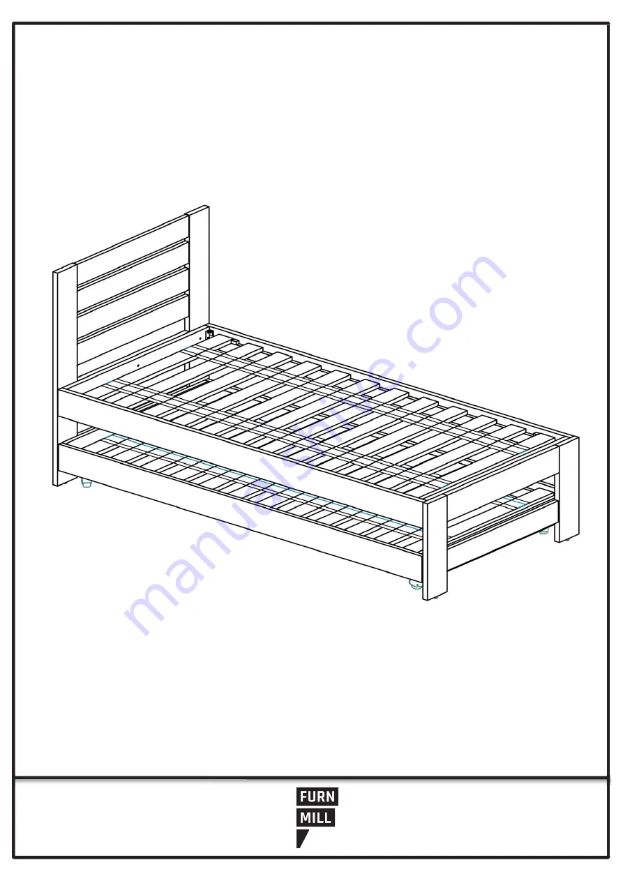 Furn Mill BOSTON SLIDING BED Assembly Instructions Manual Download Page 7