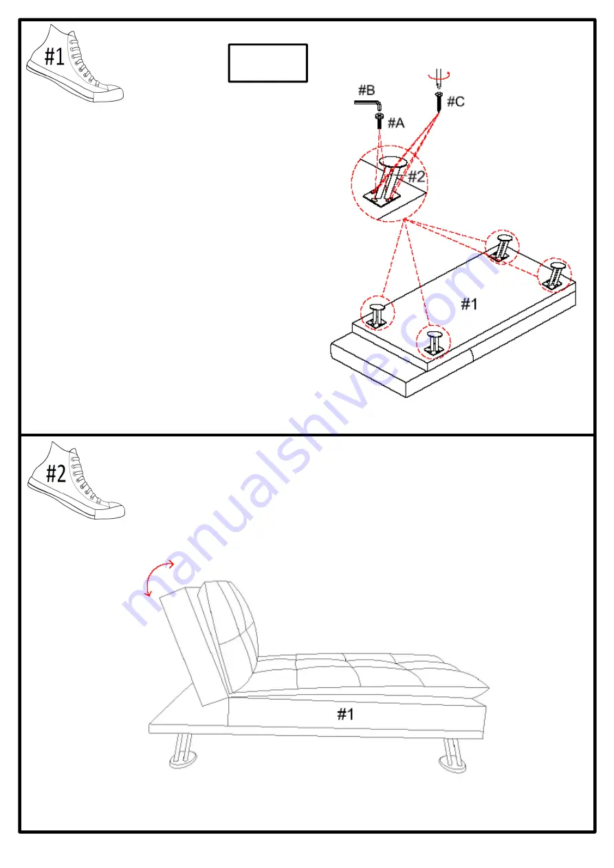 Furniture of America CM2677-CE Assembly Instructions Download Page 4