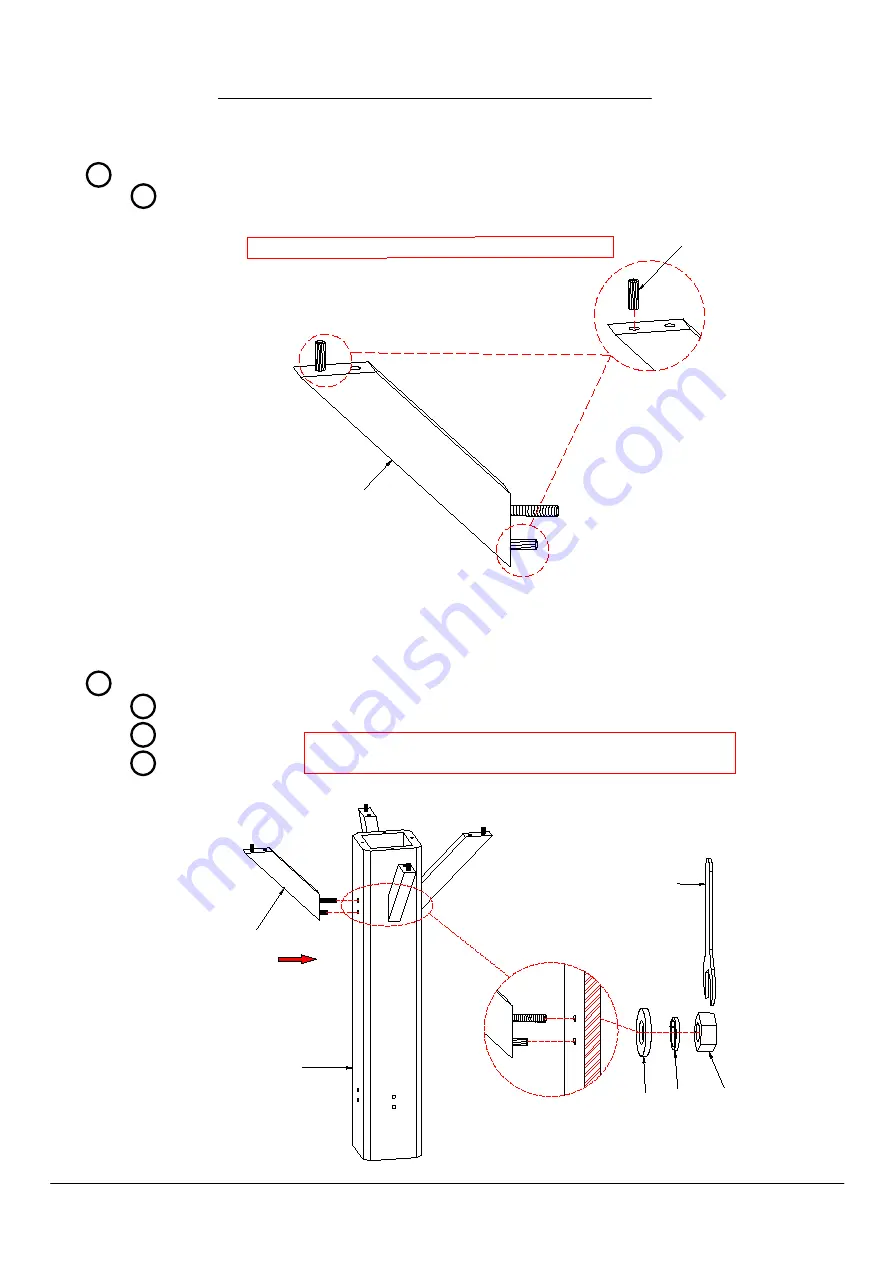 Furniture of America CM3018PT Assembly Instructions Manual Download Page 7