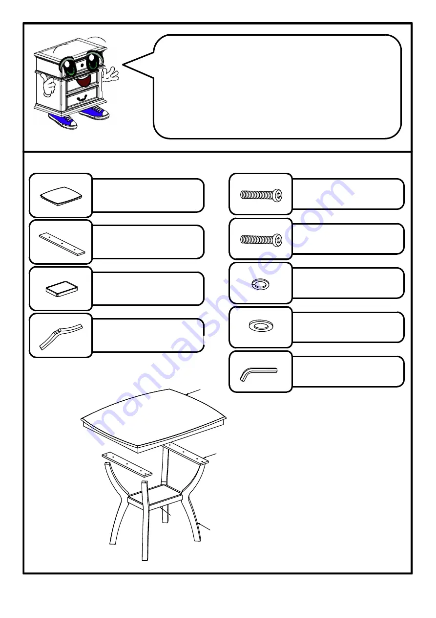 Furniture of America CM3023PT Скачать руководство пользователя страница 3