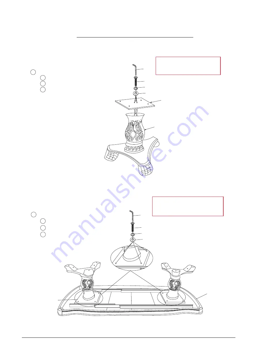 Furniture of America CM3145T Assembly Instructions Manual Download Page 9