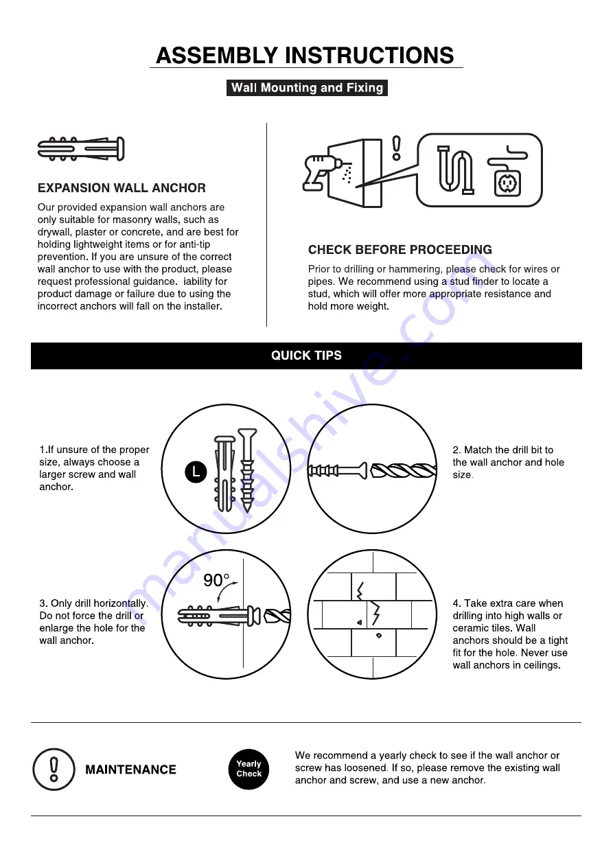 Furniture of America CM3146H Assembly Instructions Manual Download Page 7