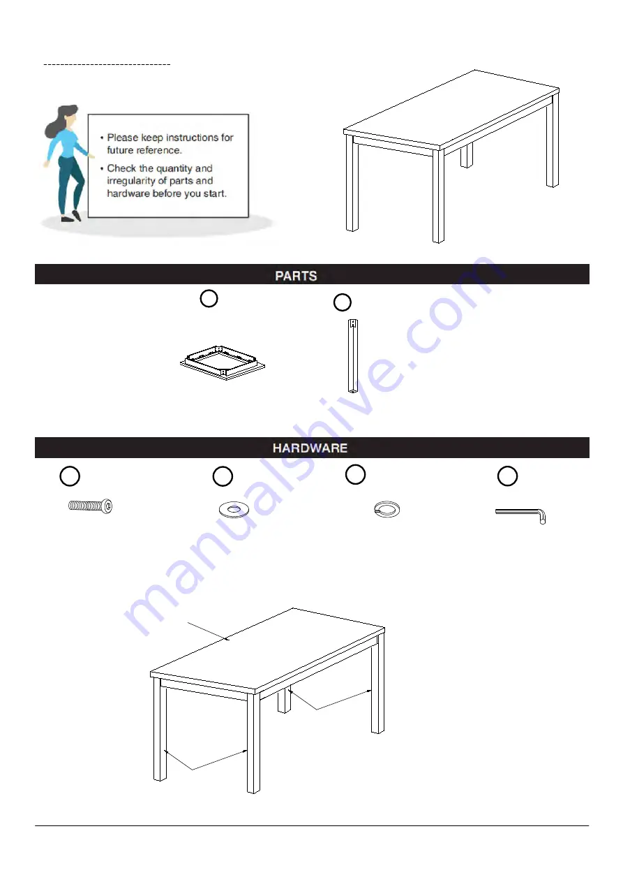 Furniture of America CM3182T-5PK Скачать руководство пользователя страница 5