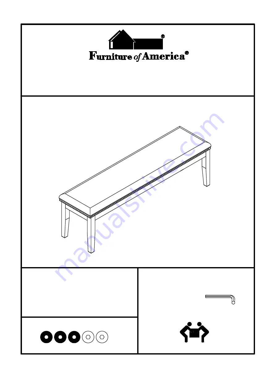 Furniture of America CM3310BN Assembly Instructions Download Page 1