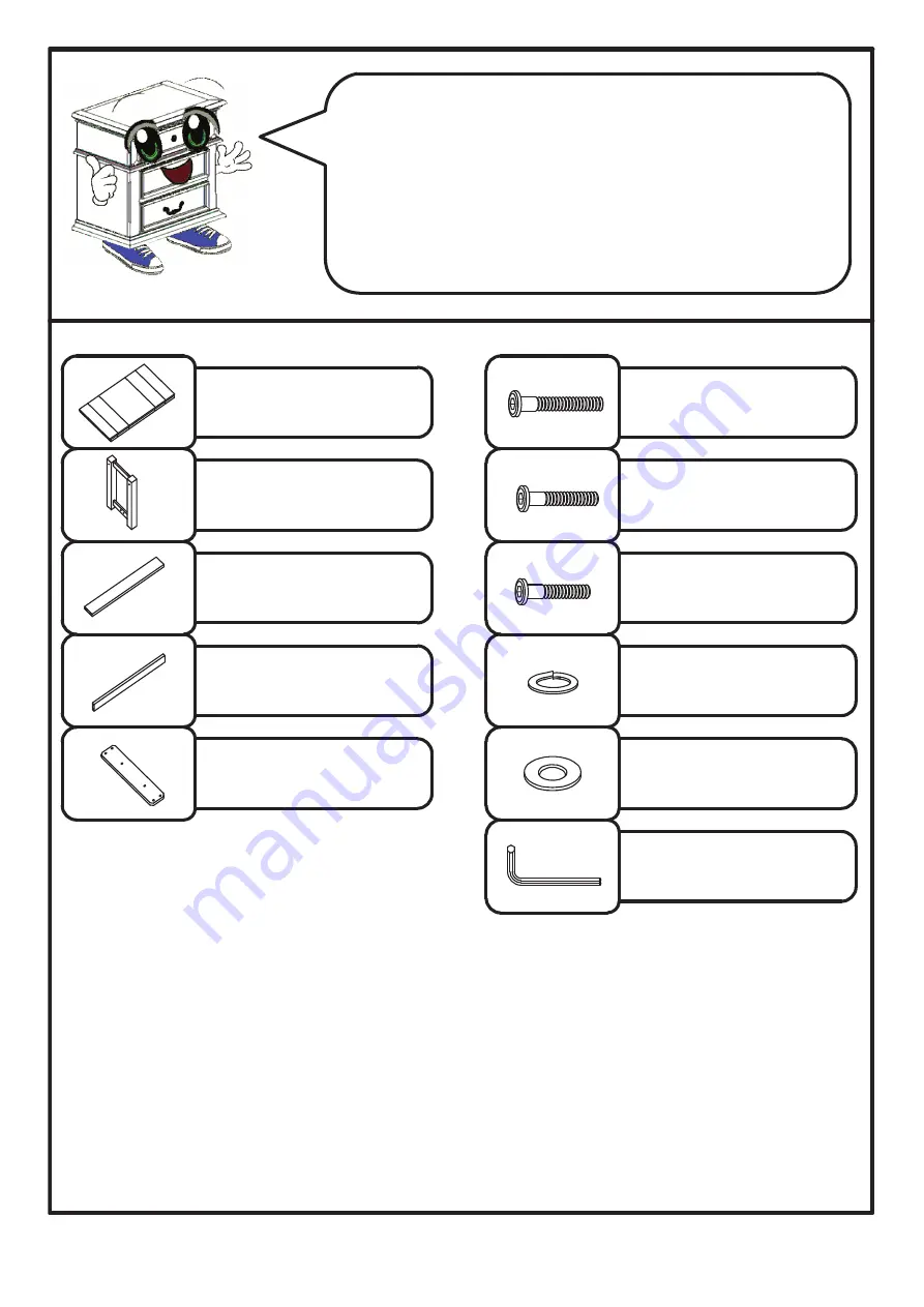 Furniture of America CM3543T Assembly Instructions Manual Download Page 3