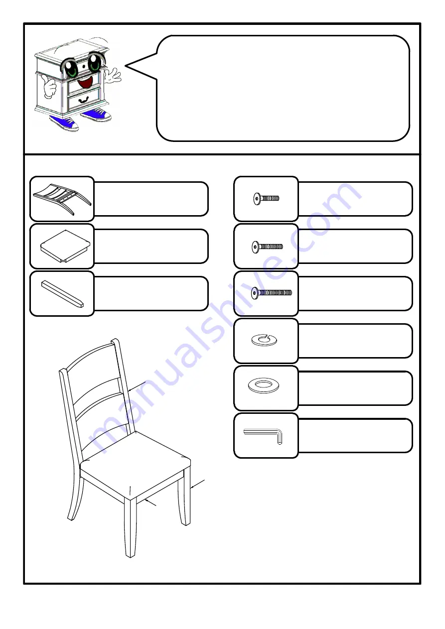 Furniture of America CM3858SC-2PK Скачать руководство пользователя страница 3