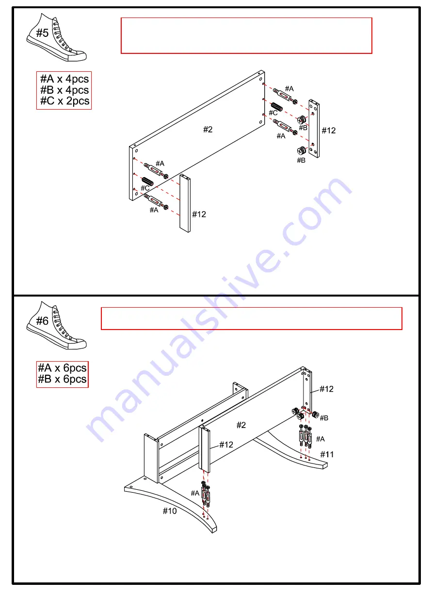 Furniture of America cM4085S Assembly Instructions Manual Download Page 9