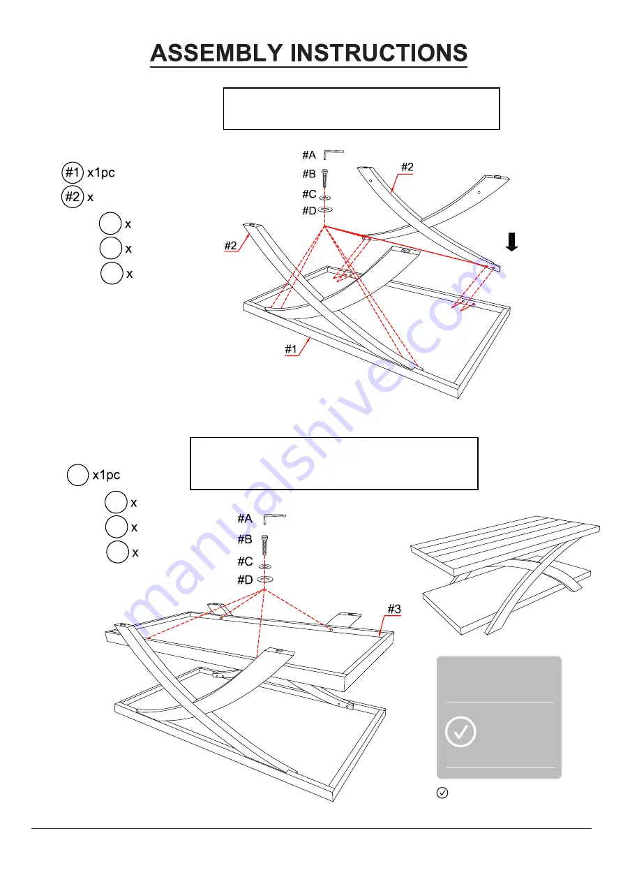 Furniture of America CM4178-3PK Скачать руководство пользователя страница 6