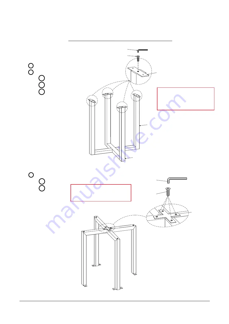 Furniture of America CM4536E Assembly Instructions Manual Download Page 7