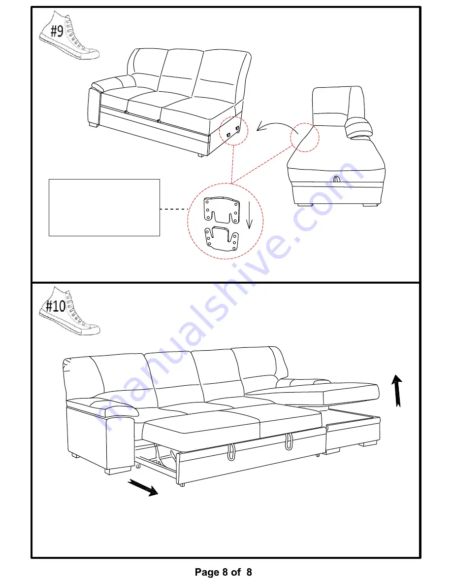 Furniture of America CM6908 Скачать руководство пользователя страница 8