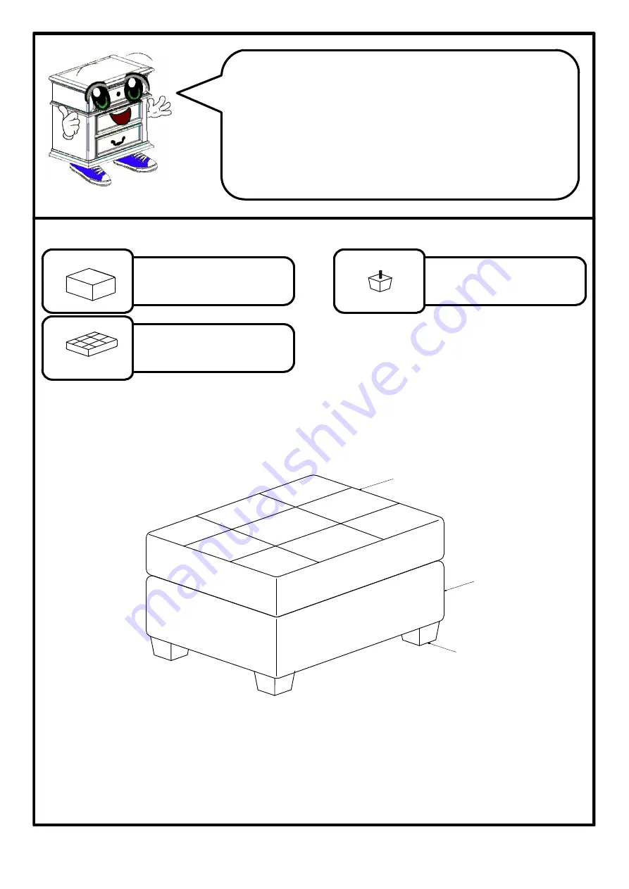 Furniture of America CM6957OT Assembly Instructions Download Page 3