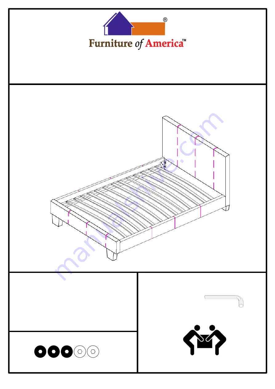 Furniture of America CM7008T Assembly Instructions Download Page 1