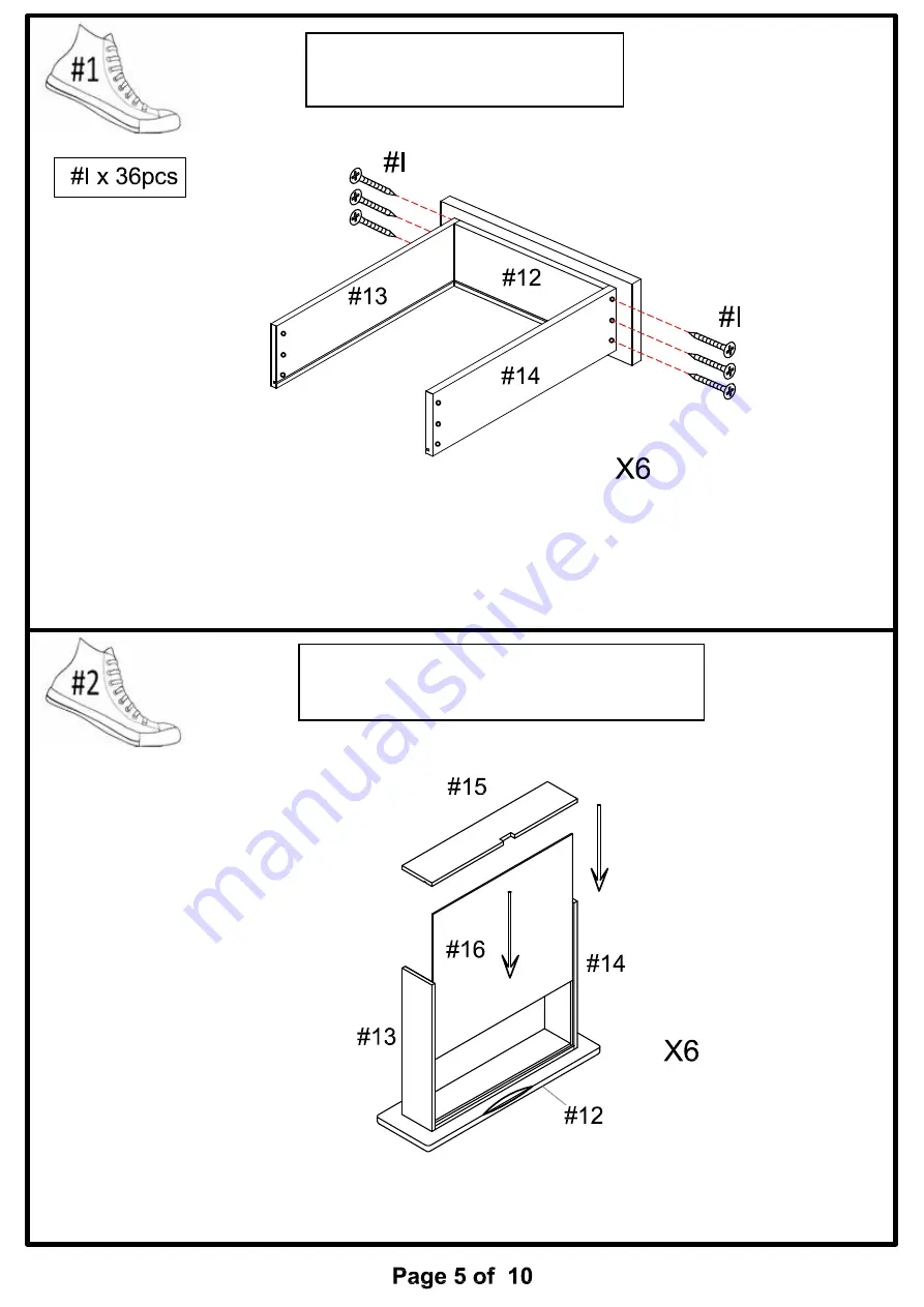 Furniture of America CM7009CK Assembly Instructions Manual Download Page 15