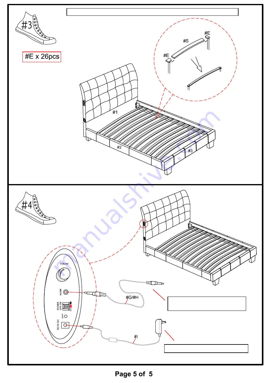 Furniture of America CM7057CK Assembly Instructions Manual Download Page 19