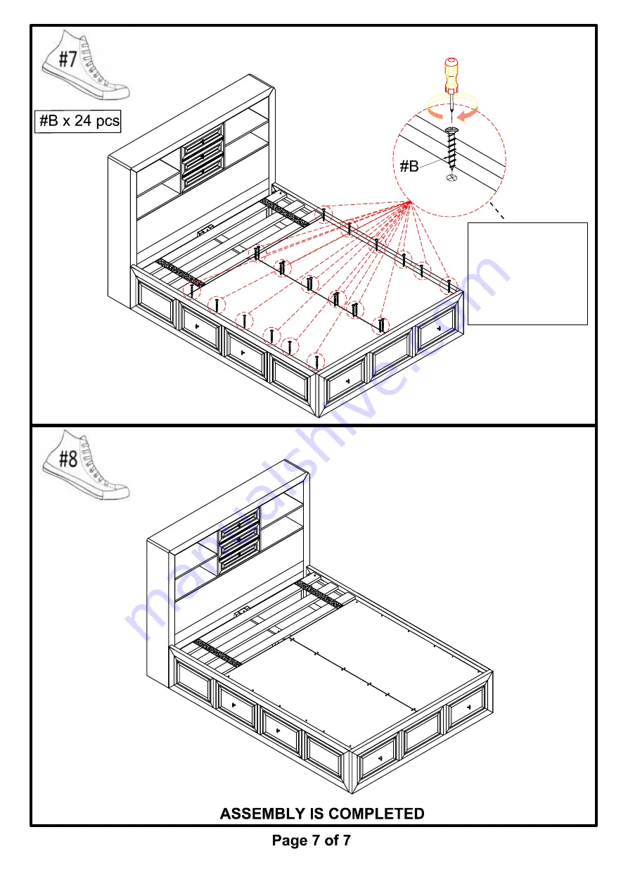 Furniture of America CM7059 Скачать руководство пользователя страница 7