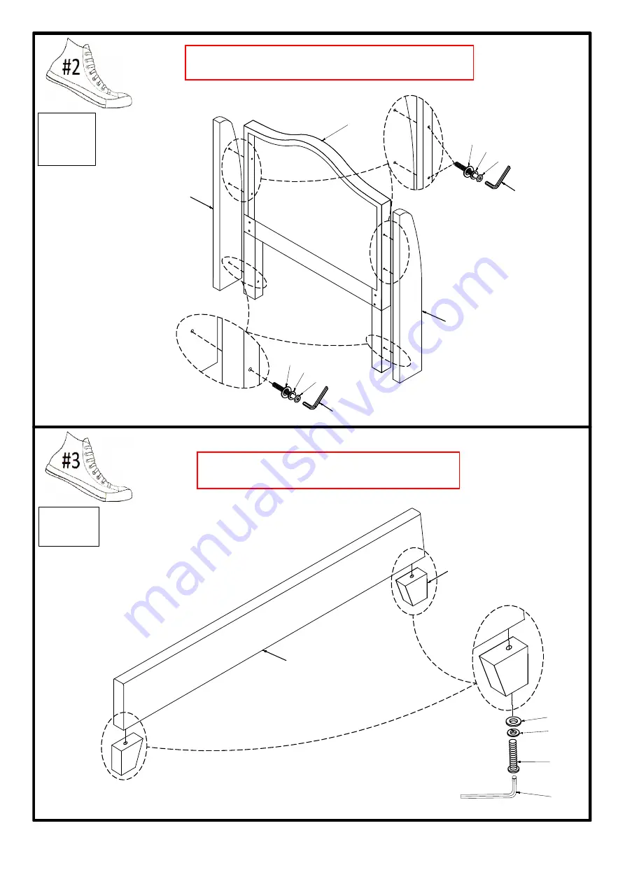 Furniture of America CM7160EK/CK-VN Assembly Instructions Manual Download Page 5