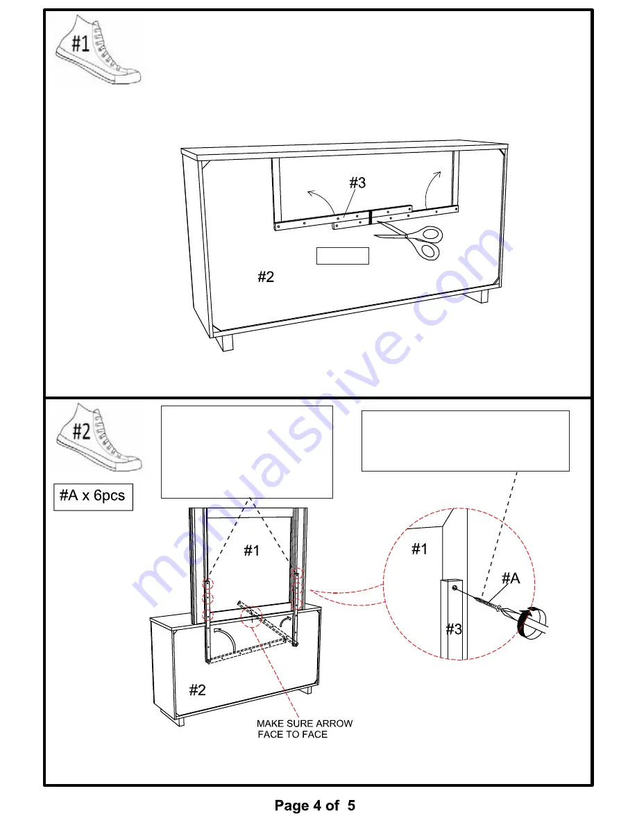 Furniture of America CM7201D Скачать руководство пользователя страница 8