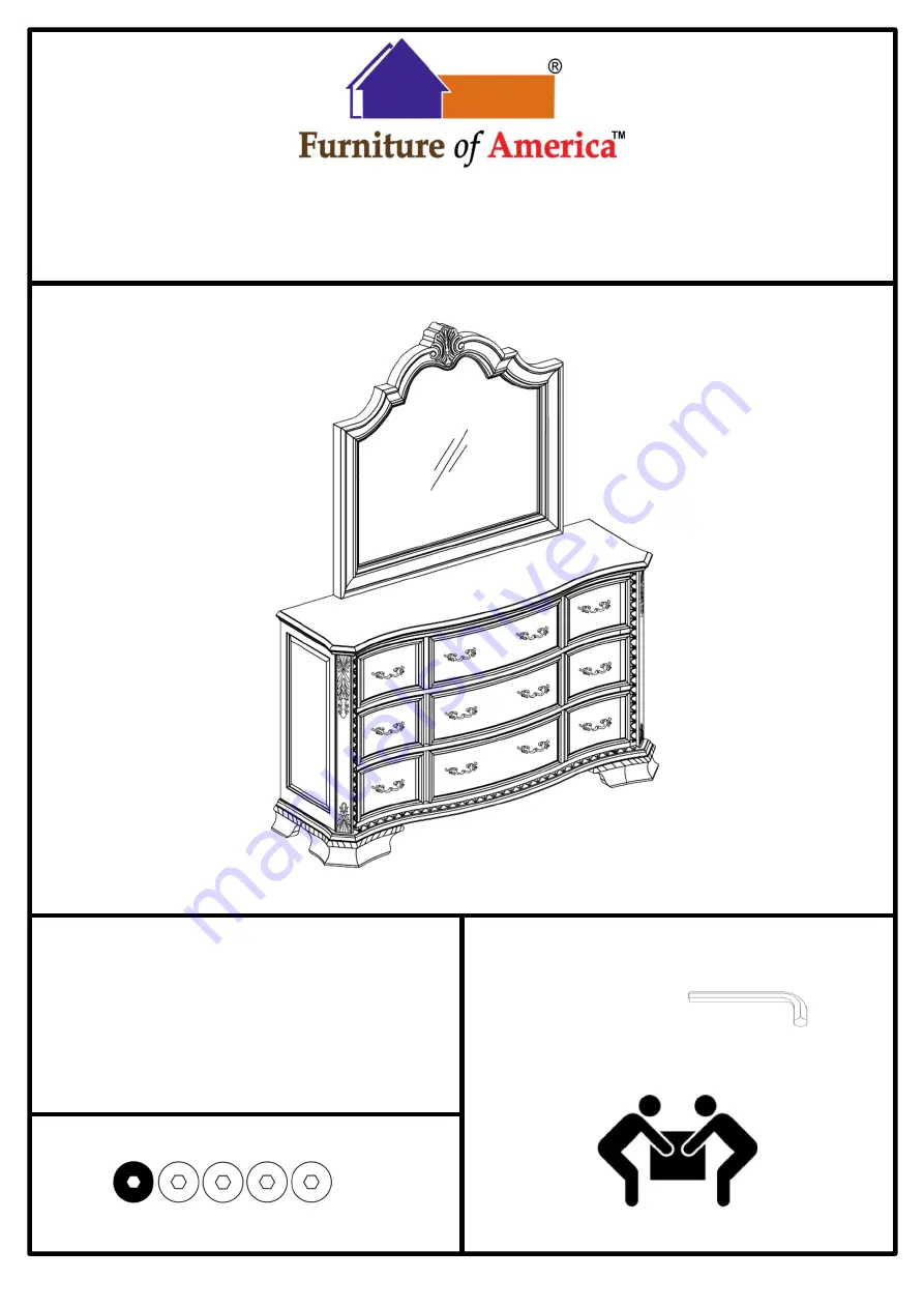 Furniture of America CM7296M Assembly Instructions Download Page 1