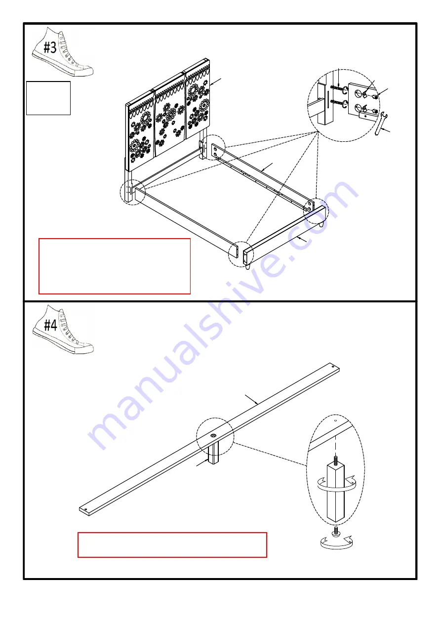 Furniture of America CM7362Q Assembly Instructions Manual Download Page 6