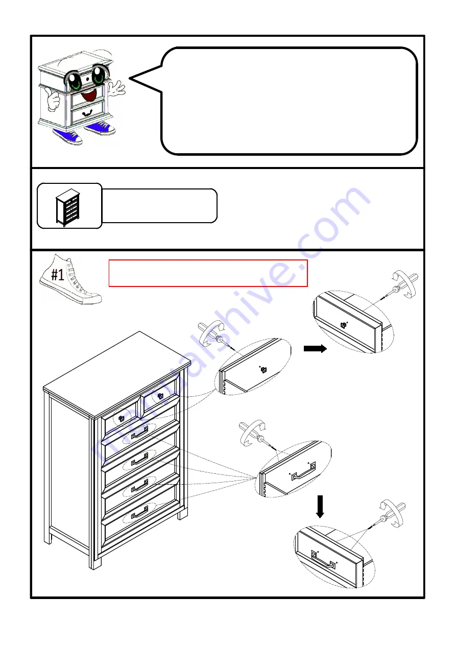 Furniture of America CM7365C Скачать руководство пользователя страница 3