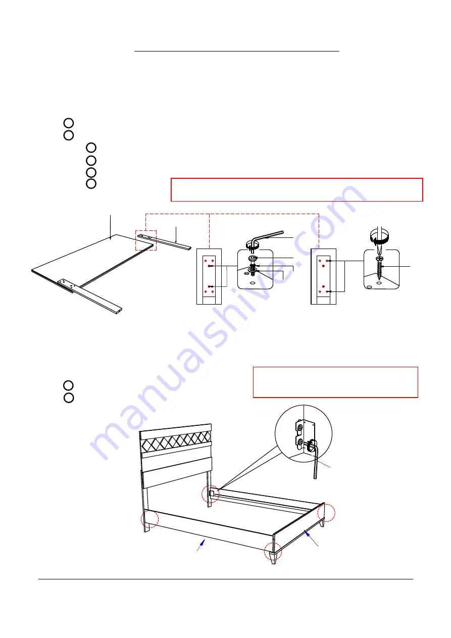 Furniture of America CM7898Q Скачать руководство пользователя страница 6