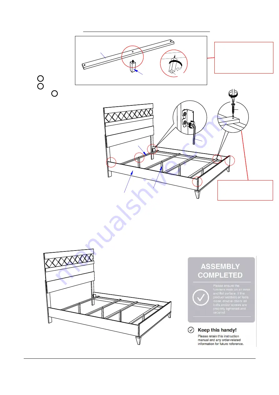 Furniture of America CM7898Q Скачать руководство пользователя страница 7