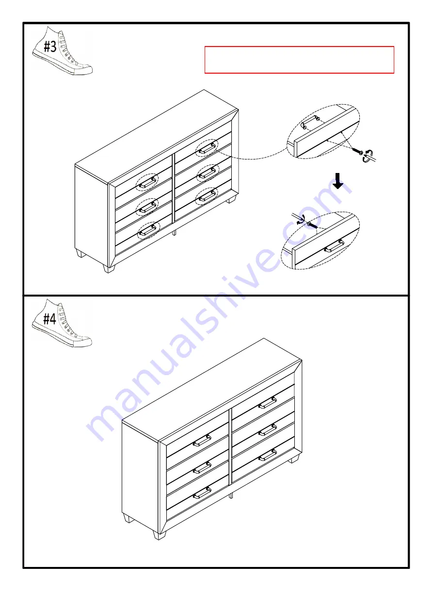 Furniture of America FOA7893D Assembly Instructions Download Page 5