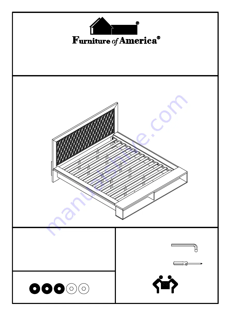 Furniture of America FOA7893EK Assembly Instructions Manual Download Page 1